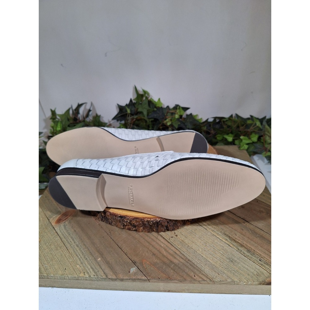 Women's White New Never worn woven Trotters pumps Size 10 S - Picture 6 of 16